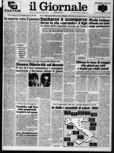 Il giornale : quotidiano del mattino